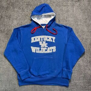 Pressbox Kentucky Wildcats Hoodie Mens XL Blue Glitter Graphic Pullover